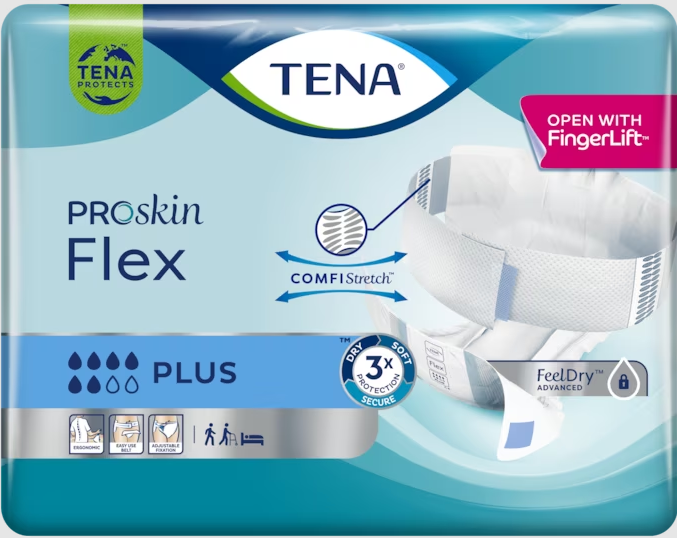 PANNOLONE PER INCONTINENZA TENA FLEX PLUS MEDIUM 30 PEZZI